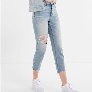 BDG High rise slim straight jeans, only worn once